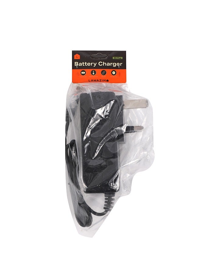 Lawazim Battery Charger - BS Plug - Power Adapter for Lithium-Ion Batteries with Fast Charging, Long Cord, and DC Barrel Connector - Ideal for Power Tools, LED Lighting, Routers, Rechargeable Devices - Image 4