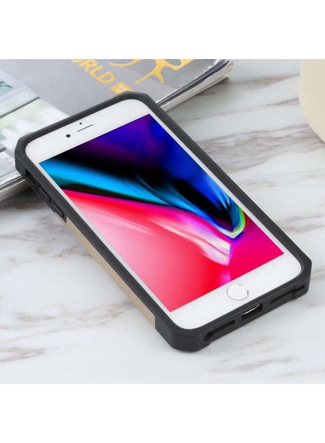 إيروريكس غطاء كاميرا منزلق بتصميم جراب مقاوم للصدمات مصنوع من مادة PC + TPU مع حامل حلقي وفتحة بطاقة لهاتف iPhone 8 Plus / 7 Plus / 6s Plus / 6 Plus - Image 3