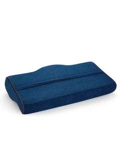 Sharpdo Orthopedic Memory Foam Butterfly Pillow Cervical Neck Support Pillow Blue  - Image 4