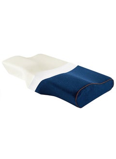 Sharpdo Orthopedic Memory Foam Butterfly Pillow Cervical Neck Support Pillow Blue  - Image 5