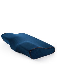 Sharpdo Orthopedic Memory Foam Butterfly Pillow Cervical Neck Support Pillow Blue  - Image 3
