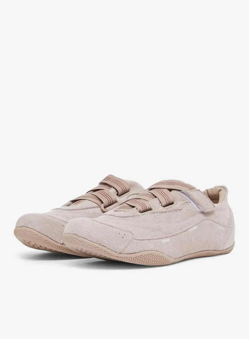 Styli Pink Velcro Sneakers