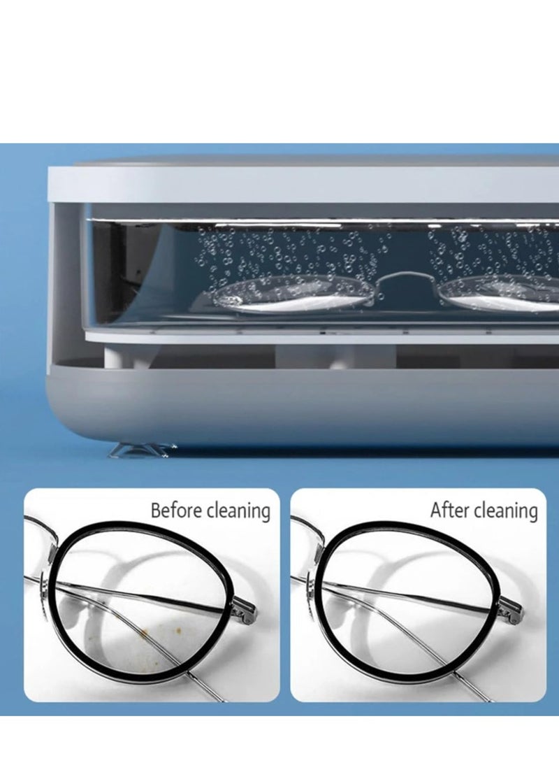 Ultrasonic Cleaner, 45khz Ultrasonic Jewellery Cleaner, Portable And Low Noise Jewellery Cleaner Ultrasonic, for Cleaning Jewelry, Eyeglasses, Watches, Ring, Necklace - Image 4