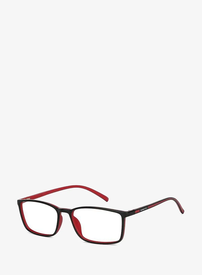 Lenskart Blu Lenskart Blu | Zero Power Full Rim Bluecut & Antiglare Rectangle Shape Computer Eyeglasses LB E13527 - 53mm - Black