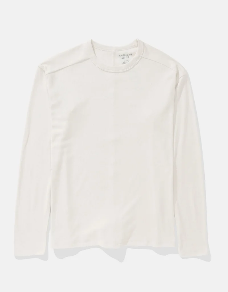 American Eagle AE Plush Long-Sleeve T-Shirt