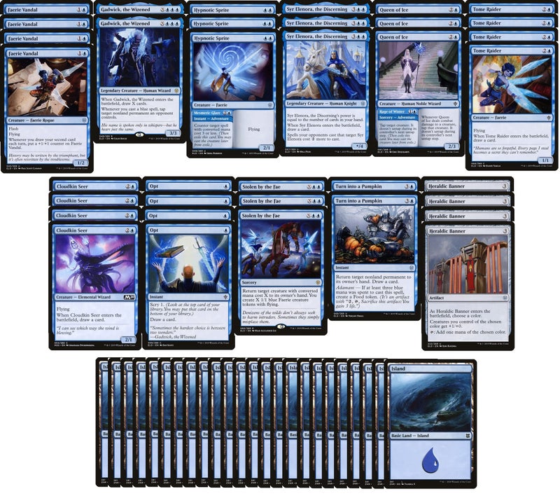 MTG Decks & More Blue Flying Creature Deck Powerful Modern Legal Custom Built MTG 60 Card - Image 3