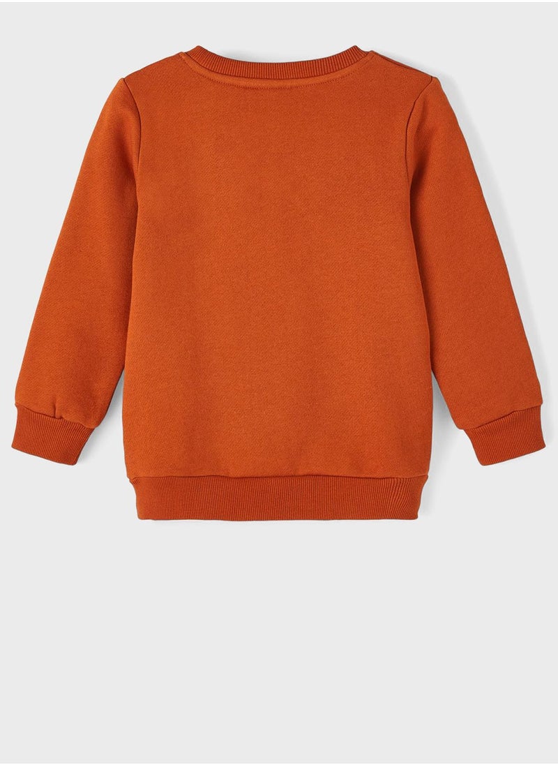 NAME IT - Kids Space Print Sweatshirt - Image 1
