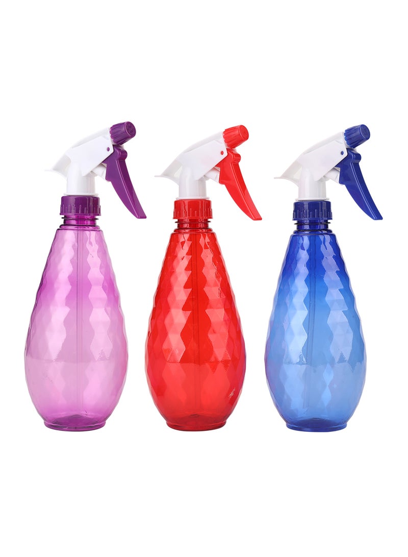 LAWAZIM Colored Spray Kit - Refillable Transparent Plastic Spray Bottles with Adjustable Nozzle and Leak-Proof Cap - Ideal for Cleaning, Gardening, Hair Care & Pet Use - Number 2 - Image 1