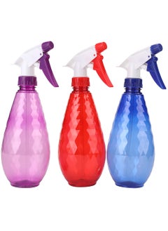 LAWAZIM Colored Spray Kit - Refillable Transparent Plastic Spray Bottles with Adjustable Nozzle and Leak-Proof Cap - Ideal for Cleaning, Gardening, Hair Care & Pet Use - Number 2  - Image 1
