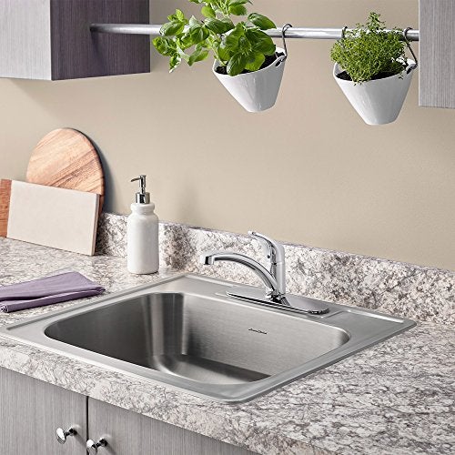 American Standard حنفية مطبخ أمريكية ستاندرد 7074030.002 كولوني برو بمقبض واحد مع رشاش جانبي مدمج، كروم مصقول - Image 2