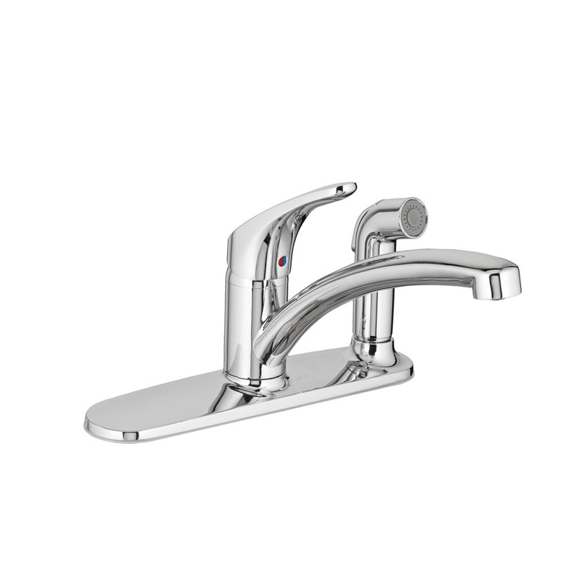 American Standard حنفية مطبخ أمريكية ستاندرد 7074030.002 كولوني برو بمقبض واحد مع رشاش جانبي مدمج، كروم مصقول - Image 5