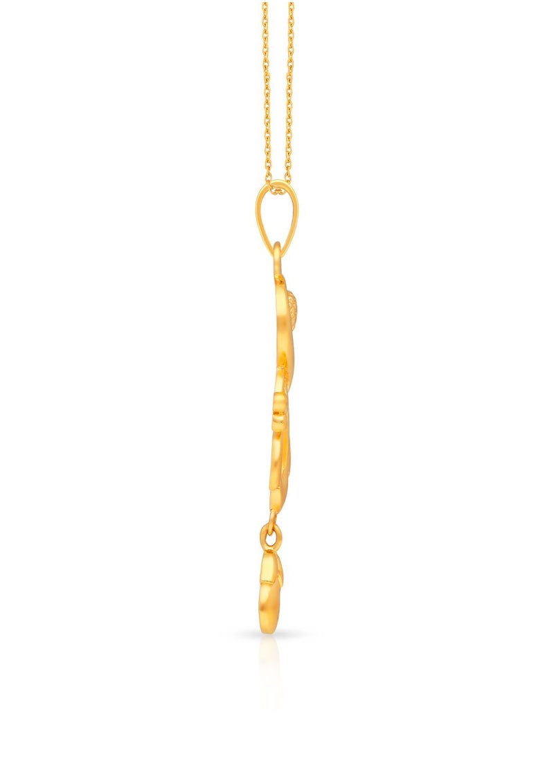 Malabar Gold and Diamonds - 22 Carat 916 Purity Yellow Gold Pendant PD1540710Y For Women - Image 1
