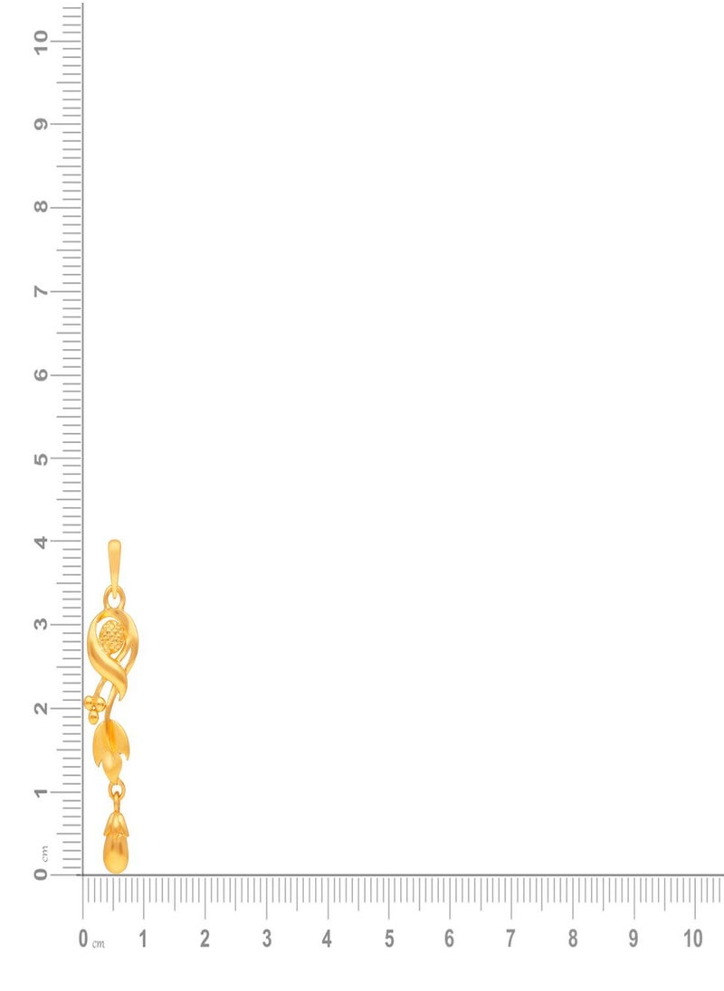 Malabar Gold and Diamonds - 22 Carat 916 Purity Yellow Gold Pendant PD1540710Y For Women - Image 1