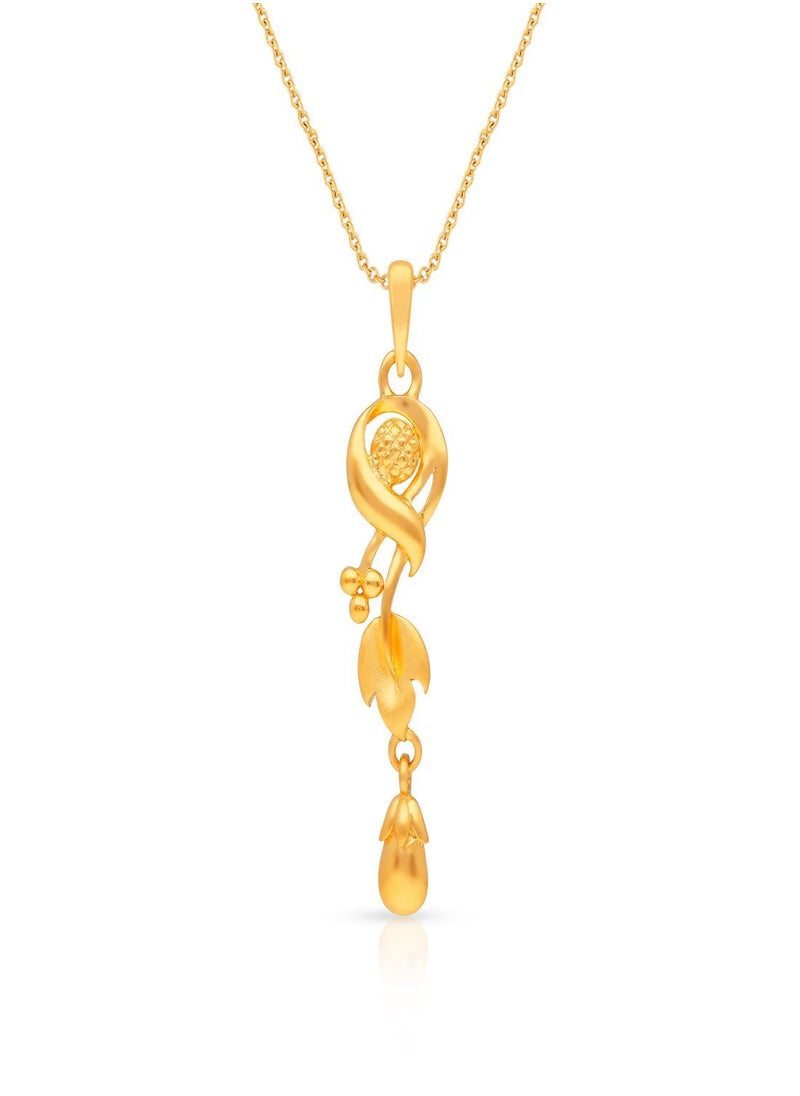 Malabar Gold and Diamonds - 22 Carat 916 Purity Yellow Gold Pendant PD1540710Y For Women - Image 1
