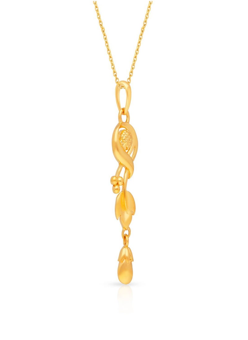 Malabar Gold and Diamonds - 22 Carat 916 Purity Yellow Gold Pendant PD1540710Y For Women - Image 1