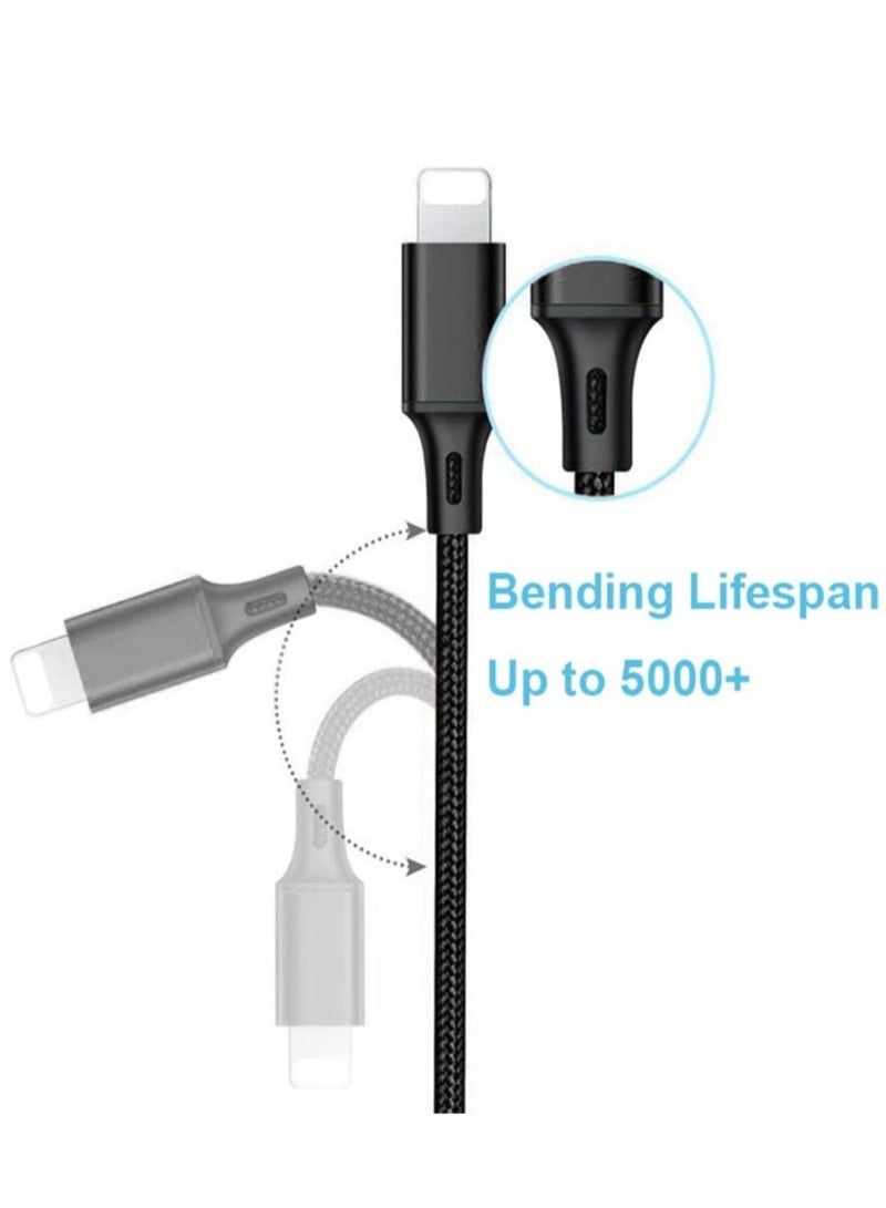 ELTRAZONE 3 In 1 Fast Charging Cable For Iphone, Samsung, Huawei, Oppo, And Tables - Image 2
