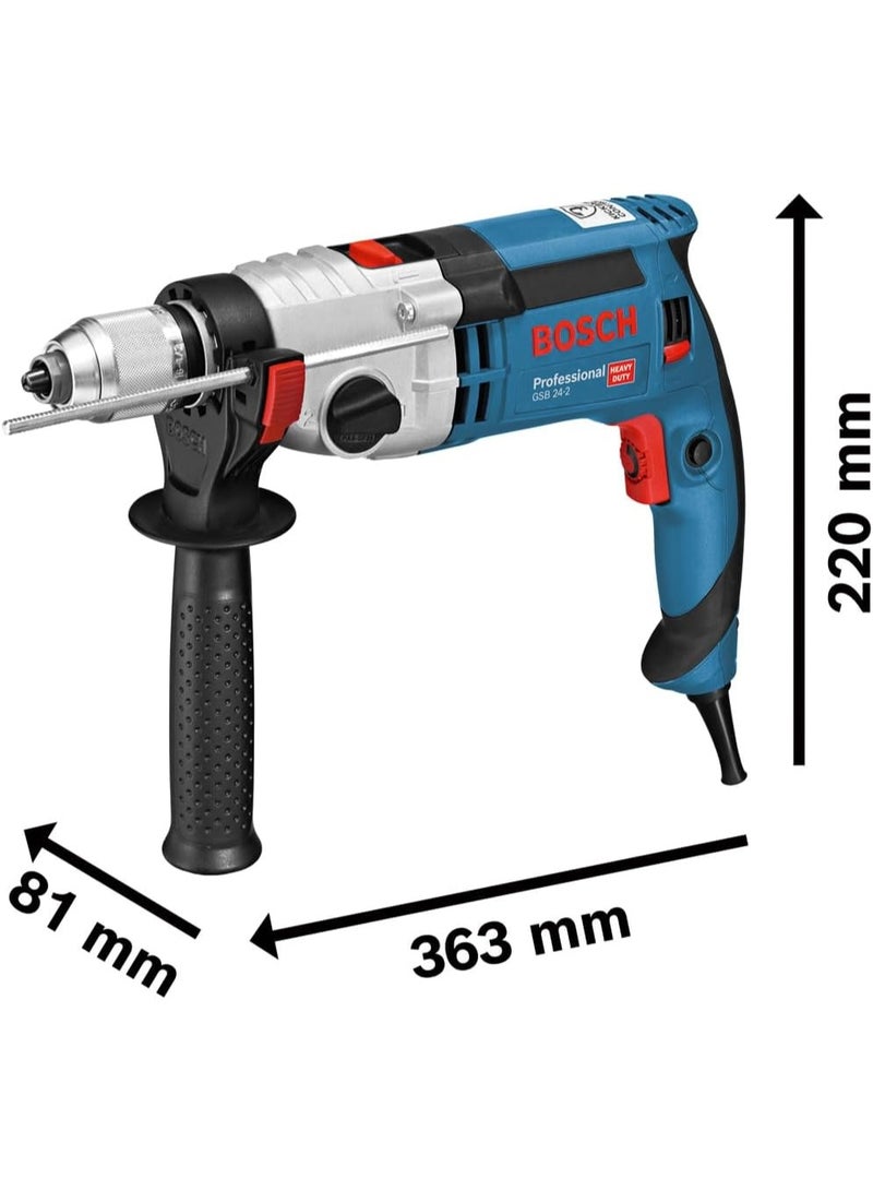 Bosch Impact Drill 13mm left and right 1100W Bosch GSB 24-2 - Image 3