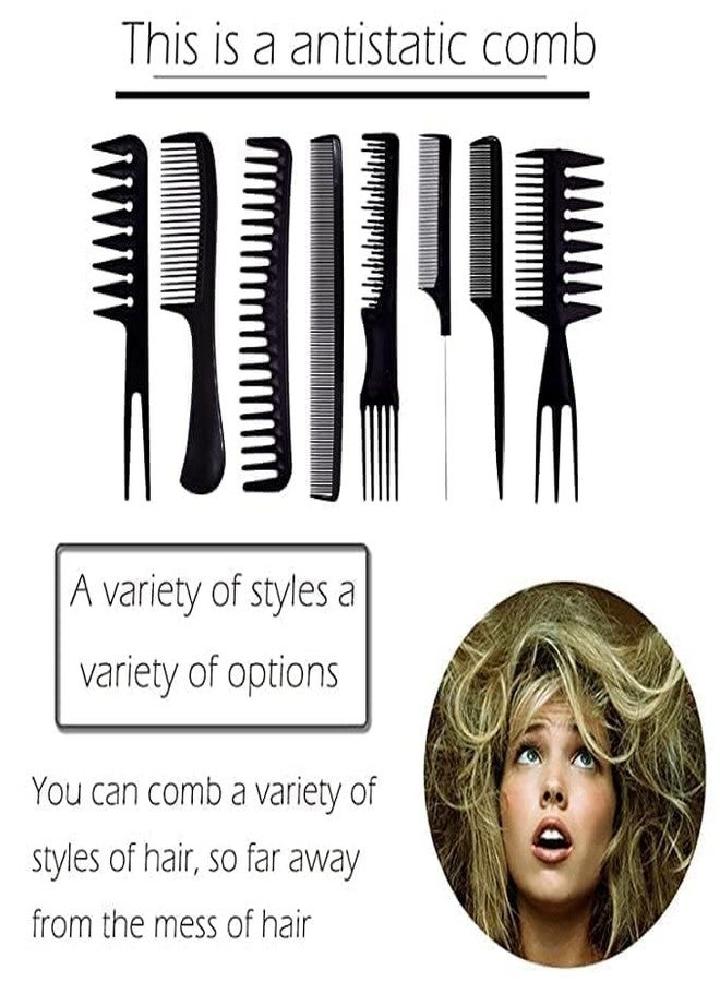 Wizme Hair Curler Rollers For Women 6PCS Heatless Hair Roller With 9PCS Comb Set, Self Grip Holding Hair Rollers For Long Medium Short Thick Fine Volume Women And Girls - Image 5