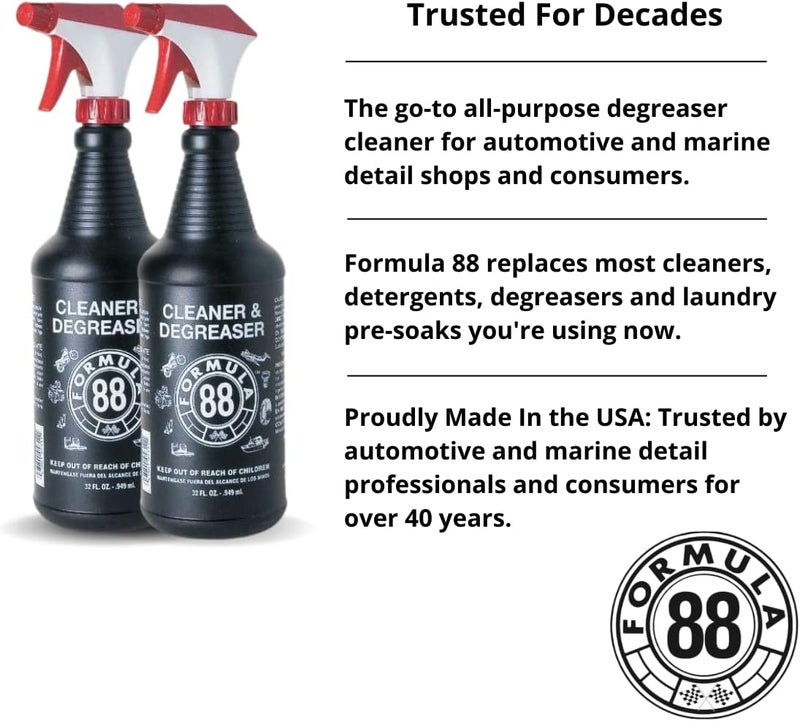 Formula 88 Petruj Chemical Corp. Cleaner & Degreaser (32 oz) (2Pack) - Image 1