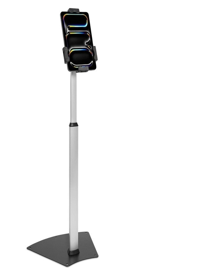 Mount-It! iPad Kiosk Stand, Anti-Theft Floor Stand with Lock, Height Adjustable Universal Tablet Kiosk for 7.9-11 Inch Tablets, Secure Commercial Tablet Stand for Retail & Business - Image 1