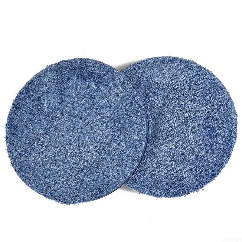 2Pcs 4 Inch Microfiber Car Polishing Pads for Buffing and Flawless Finish - Image 1