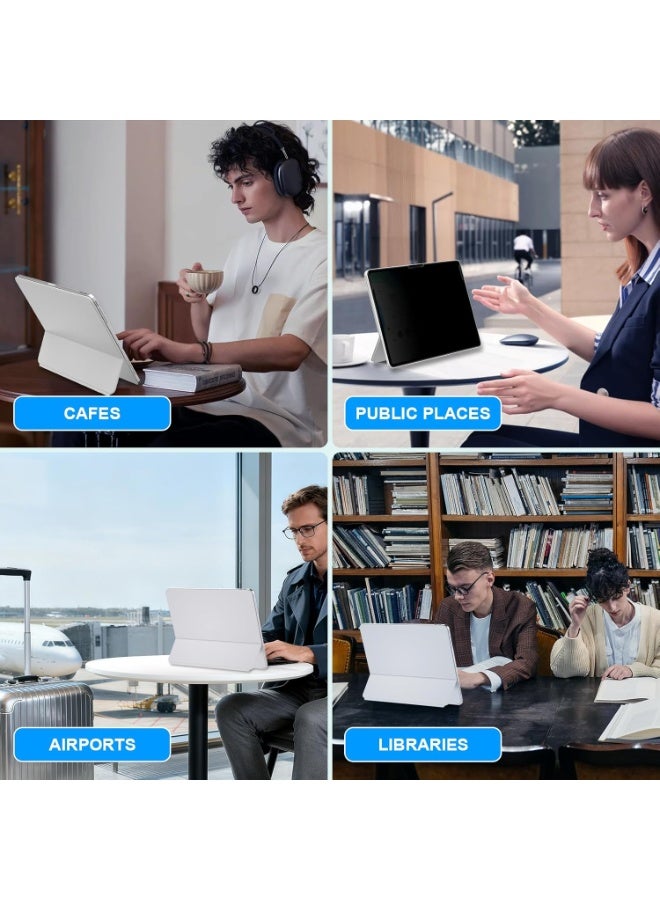 شاشة خصوصية مغناطيسية مضادة للتجسس لجهاز Surface Pro 12 بوصة (2025)، مضادة للتوهج، حماية بزاوية 30°، فلتر قابل للغسل وإعادة الاستخدام، تركيب خالي من الفقاعات - Image 5