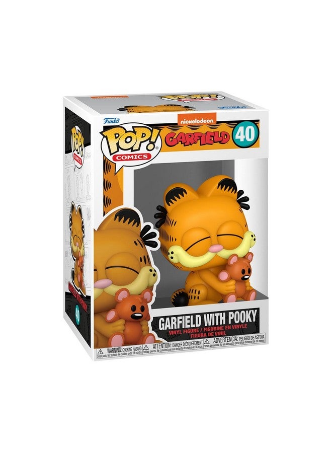 Funko POP! Comics: Garfield- Garfield with Pooky - Collectable Vinyl Figure - Gift Idea - Official Merchandise - for Kids & Adults - Cartoons Fans - Model Figure for Collectors and Display - Image 1