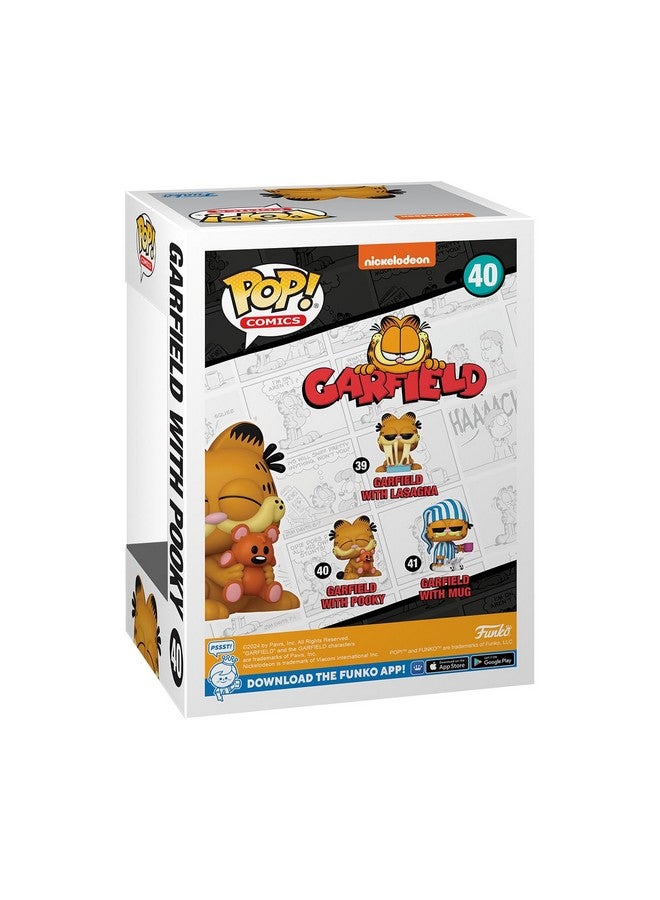 Funko POP! Comics: Garfield- Garfield with Pooky - Collectable Vinyl Figure - Gift Idea - Official Merchandise - for Kids & Adults - Cartoons Fans - Model Figure for Collectors and Display - Image 3