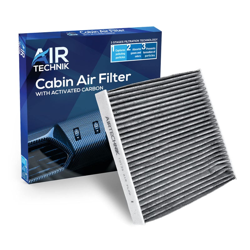 AirTechnik CF10134 Cabin Air Filter wActivated Carbon Fits Acura MDX RDX RL RLX TL TLX TSX ZDX Honda Accord Civic CRV Odyssey Passport Pilot Ridgeline 80292SDCA01