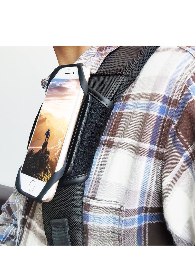 Generic Outdoor backpack strap clip for phone, Detachable Convenient mobile Smartphone Holder for Shoulder Strap for Hiking, Alpinism, Climbing, Traveling  - Image 4