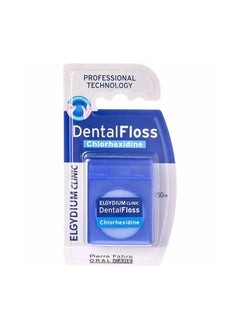 ELGYDIUM Elgydium Clinic 50m Waxed Dental Floss with Chlorhexidine – 1 Piece 