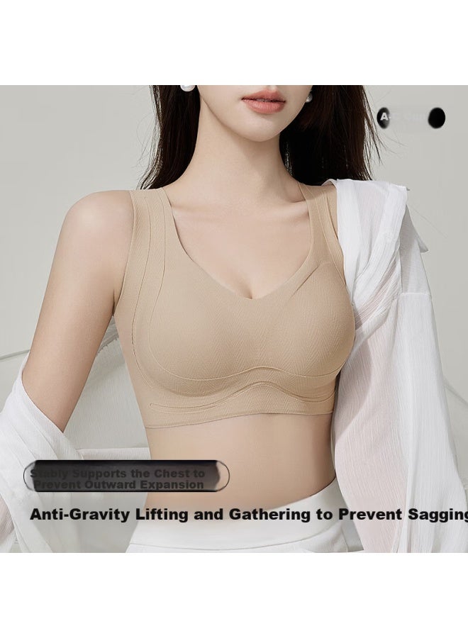 Fenton Fenteng Anti-gravity Lifting Bra Women's Seamless Backless Soft Support Push-up Anti-sagging Side Breast Reduction Bra - Image 1