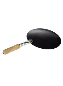 Lion Lion Iron Tawa with Natural Wooden Handle and Hanging Loop – No. 11, 27 cm, Heavy-Duty Iron for Even Heat Distribution, Perfect for Dosa, Roti, Paratha, and Flatbreads  - Image 4