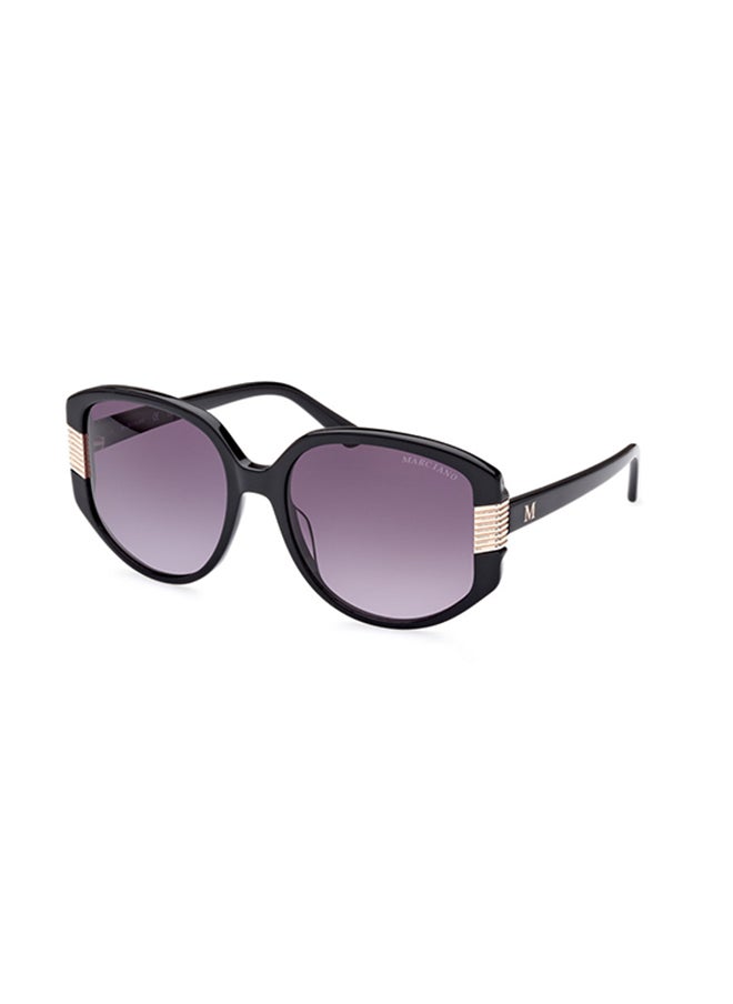 GUESS BY MARCIANO Butterfly Sunglasses For Women - Beige Brown/Avana  - Image 1