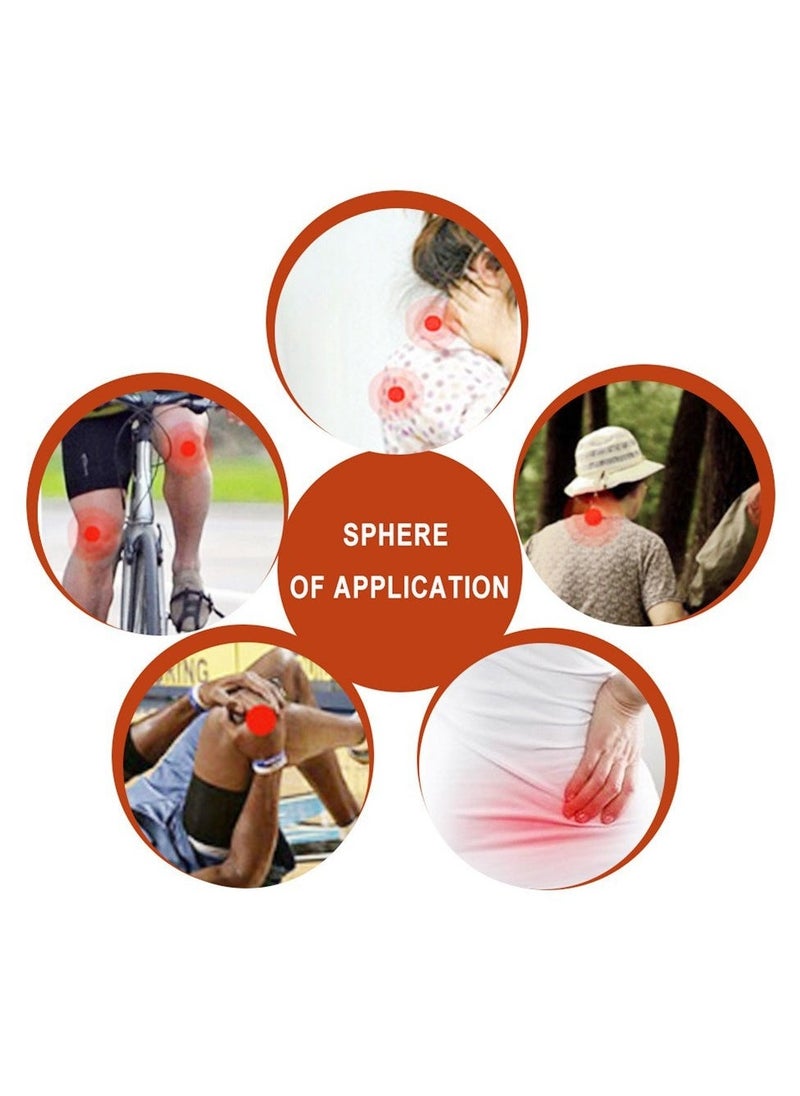Sumifun Capsicum Plaster-Hot Neck Pain Shoulder Pain Rheumatoid Arthritis Hyperostosis Tenosynovitis Strain & Sprain Sciatica Fibromyalgia 8pcs - Image 2