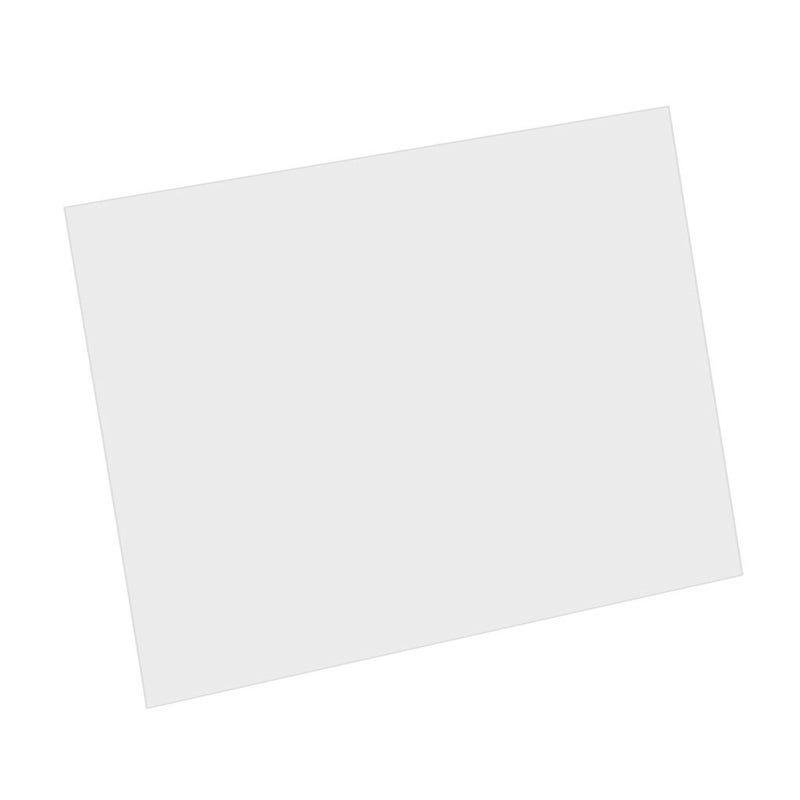 FLEOR 20x17cm Acoustic Pickguard Blank Material Self Adhesive Guitar Pick Guard Scratch Plate Sheet, Transparent - Image 1