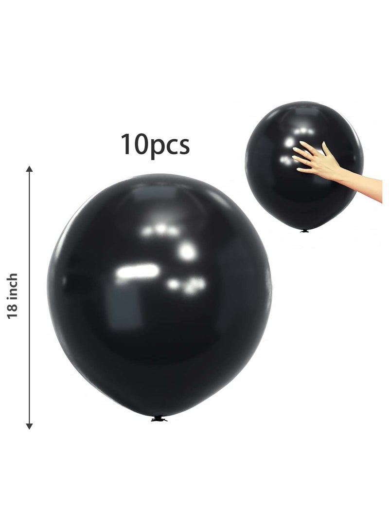 JOLLITY LLC 18 Inch Large Latex Balloons for Birthday Party Wedding Baby Shower Graduation Corporate Events Holidays 10 pcs - Image 2