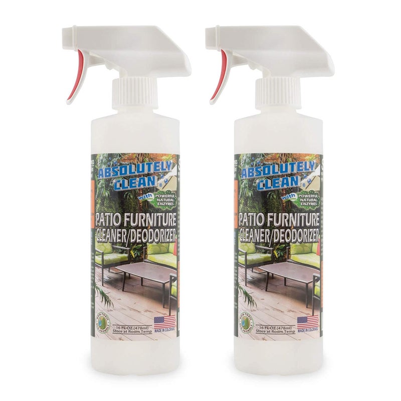 Absolutely Clean Amazing Patio Furniture Cleaner - Natural Enzymes Easily Remove Dirt, Bird Droppings, Food Stains and More from Your Outdoor and Patio Furniture - USA Made - Image 1