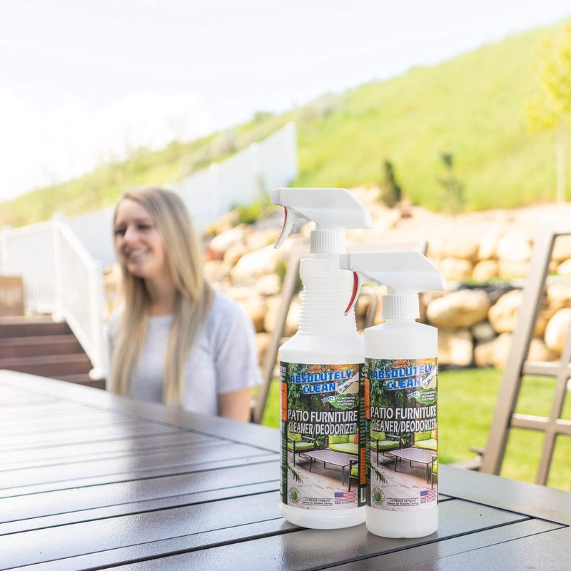 Absolutely Clean Amazing Patio Furniture Cleaner - Natural Enzymes Easily Remove Dirt, Bird Droppings, Food Stains and More from Your Outdoor and Patio Furniture - USA Made - Image 3