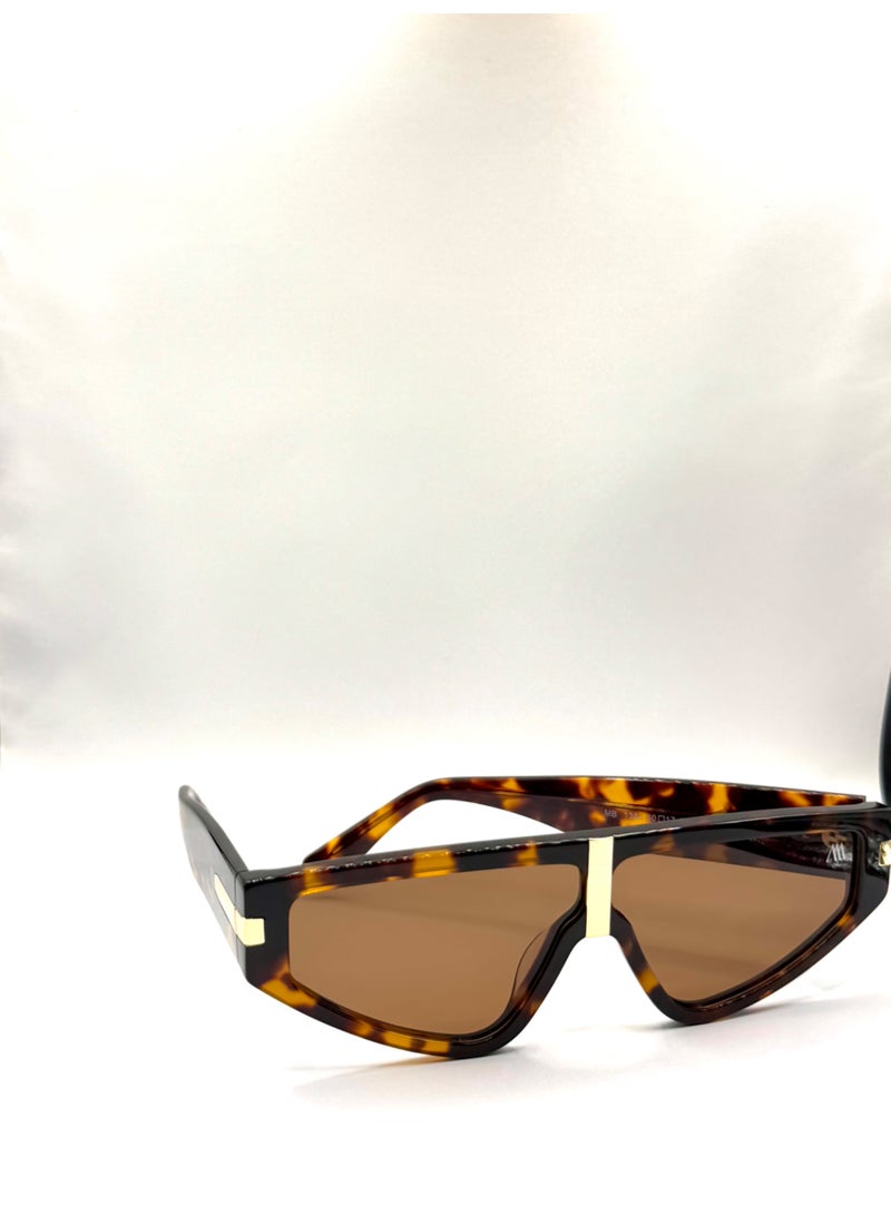 Kemet Eyewear Irregular Full Rim Unisex Celeste Brown brown Lens - Image 3