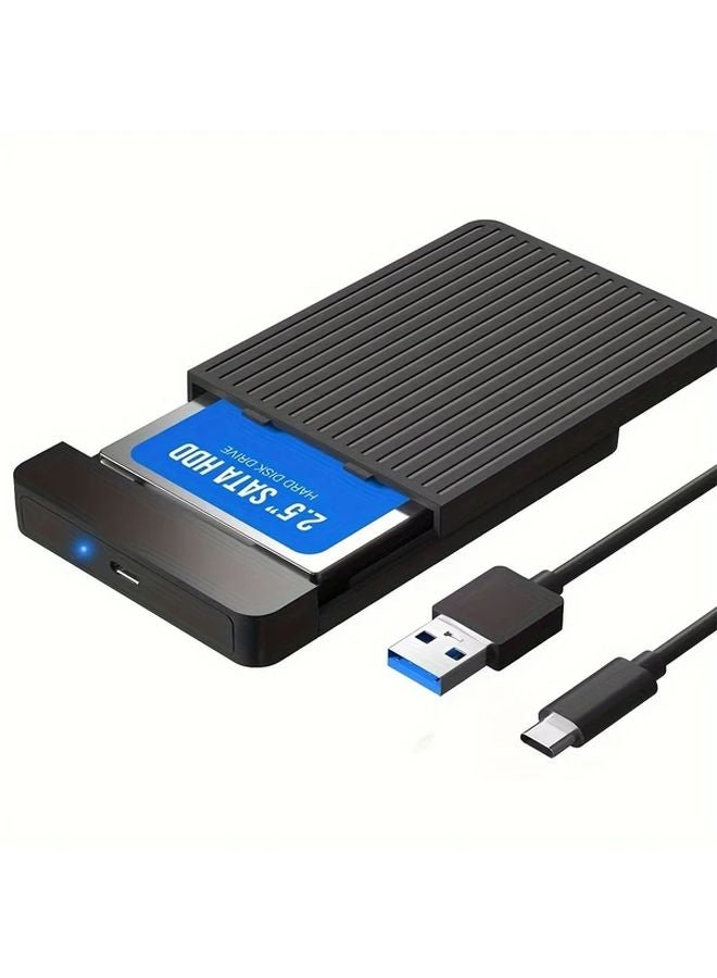 USB 3 1 Hard Drive Case 6TB External Enclosure for 2 5 Inch SSD and HDD - Image 1