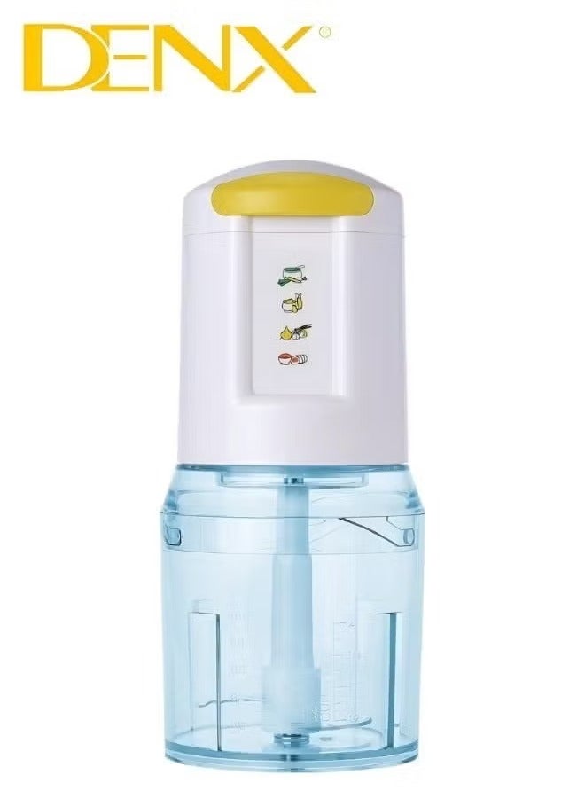 Denx DX2020 - Electric Multipurpose Chopper For Perfect And Quick Chopping , Electric chopper with power of 150 watts and capacity of 500 ml - Image 1