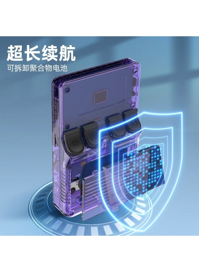 Neutral Portable Retro Arcade Game Nostalgic 3d Dual System Handheld New R36s Open Source Handheld Game Console Cross - Image 4