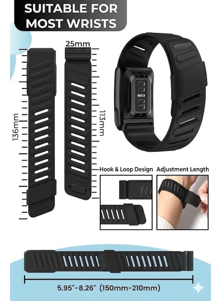 ZERO LIFESTYLE Silicone Sport Band Compatible with Whoop 5.0 Band Strap for Men and Women, Breathable and Waterproof Silicone Wristband Compatible with whoop mg band, Replacement Wrist bands Straps for Whoop 5.0 - Image 4