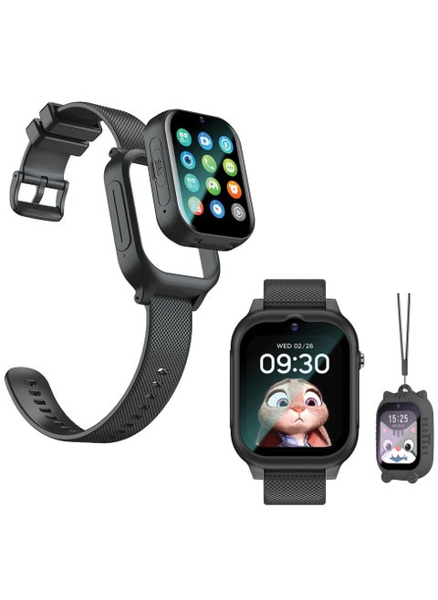 2025 4G Kids Smart Watch with Video Calling & GPS Tracker – IP67 Waterproof, 700mAh Long Battery, SOS Alarm, Two-Way Call, 1.83" HD Screen, Child Safety Smartwatch with SIM Card Support – Perfect Gift for Boys & Girls
