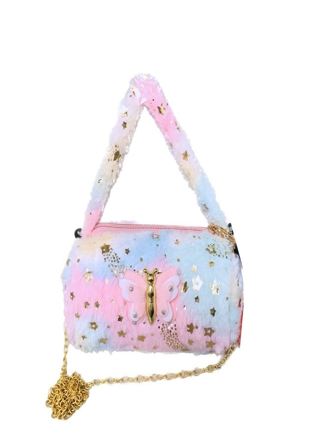 CULT FACTORY Unisex Kids Mini Sling Bag Purse Bag Cute Handbag Butterfly Design, Multicolor