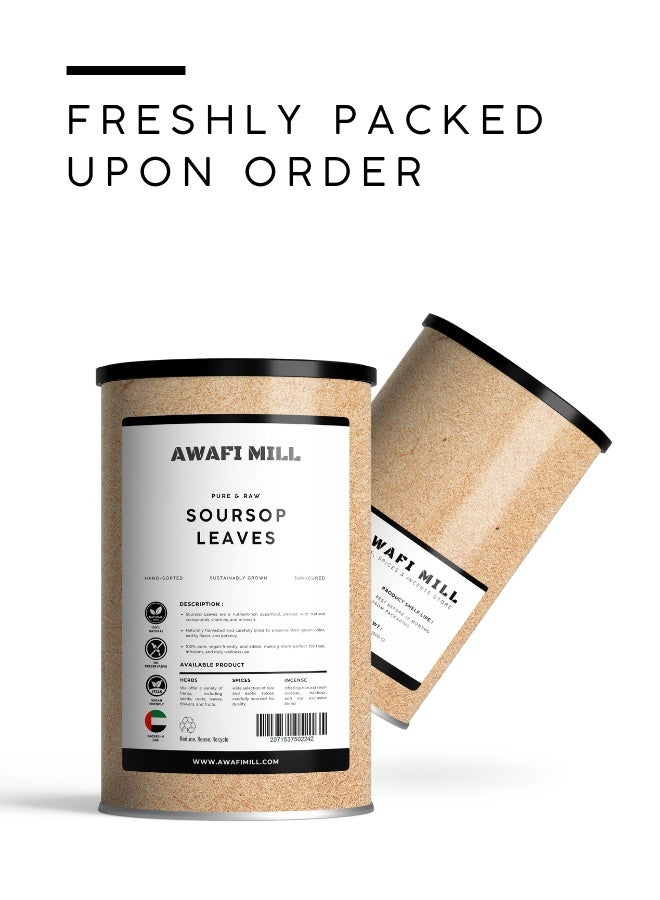 Awafi Mill Dried Soursop Graviola Leaf | Premium Quality and Versatile Use - 80 leaves - Image 5