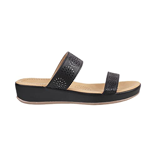 Mochi Womens Synthetic Black Comfort (Size (5 UK (38 EU)) - Image 2