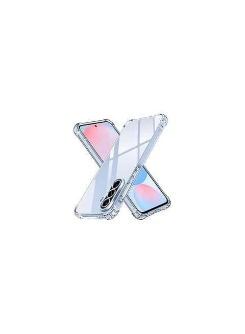 Clear Silicone Case for Samsung Galaxy A56 5G with Shockproof Protective Corners, Thin Soft Transparent Protective Flexible TPU Transparent Mobile Phone Case Scratch-Resistant Case Cover
