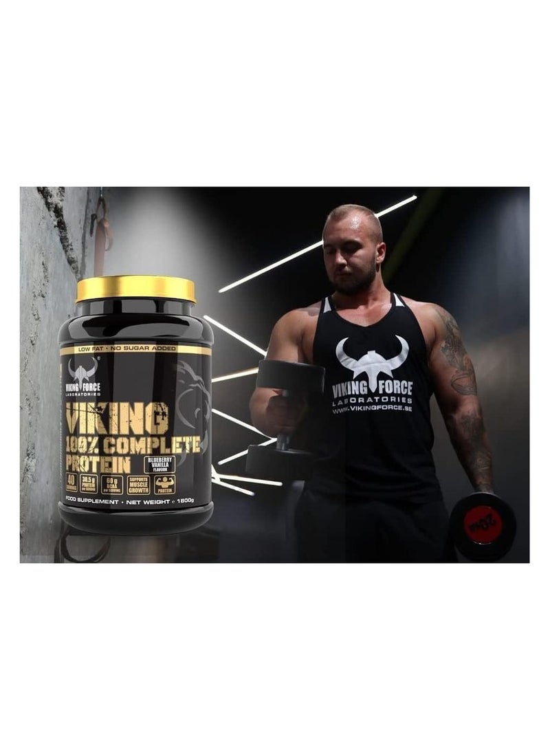 VIKING FORCE LABORATORIES Viking 100% Complete Protein, 1800 g, Cappichino - Image 2